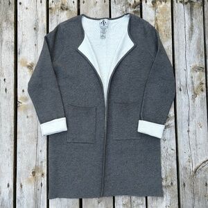 rain + rose⎪Woll Blend Open Front Cardigan